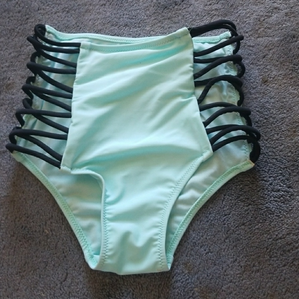 XS light blue bikini bottoms